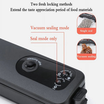 Vacuum Sealer, Food Vacuum Sealer Machine, Automatic Food Vacuum Sealer for Food Preservation Air Sealing Packing System, for Sous-Vide and Food Storage