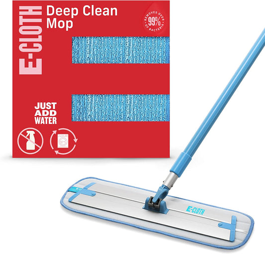 Deep Clean Mop, Microfiber Mop, Perfect Floor Cleaner for Hardwood, Laminate, Tile and Stone Flooring, Washable and Reusable, 100 Wash Promise