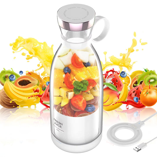 Portable Blender, Electric Blender Bottle Juicer Cup, Personal Blender for Shakes and Smoothies,350Ml